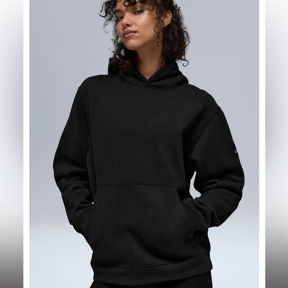 ALO Yoga Renown Heavy Weight Hoodie Black